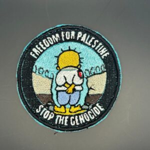 "FREEDOM FOR PALESTINE STOP THE GENOCIDE"