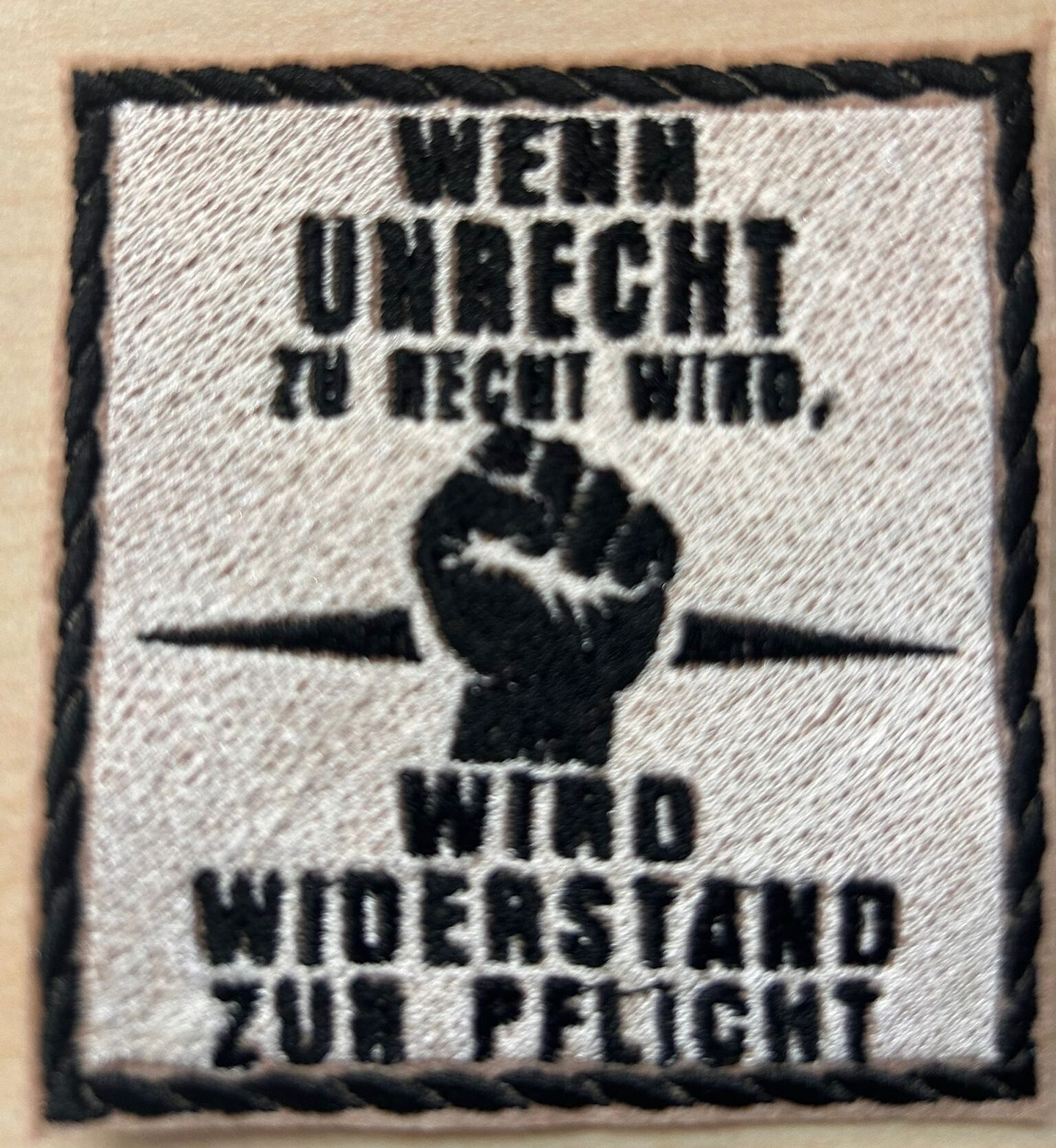 "Wenn Unrecht zu Recht wird - wird Widerstand zur Pflicht"