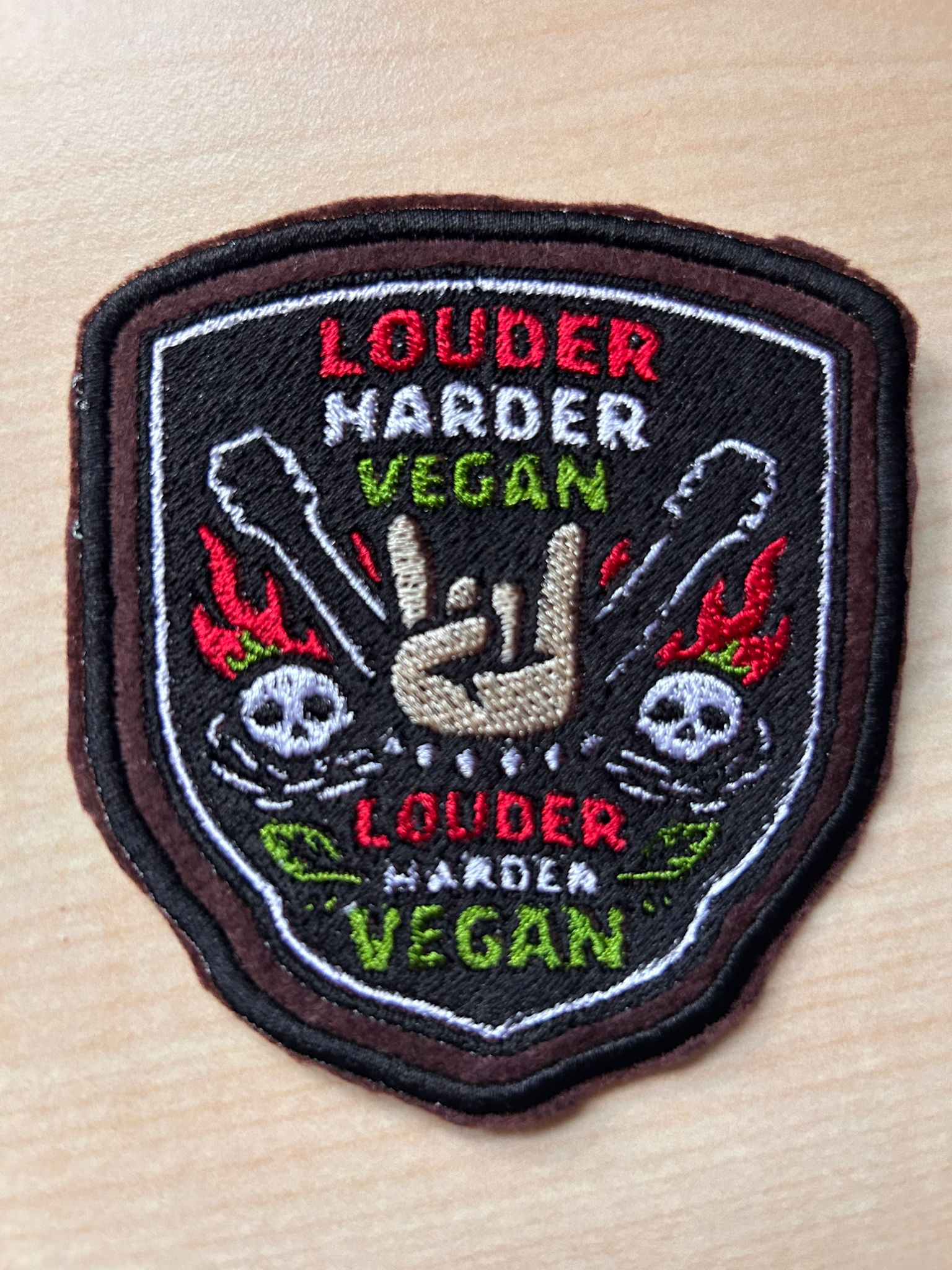 "Louder Harder Vegan"