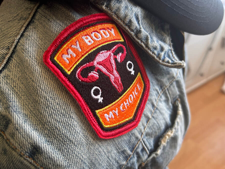 Patches gegen Rechts Jeans Jacke Aufnäher